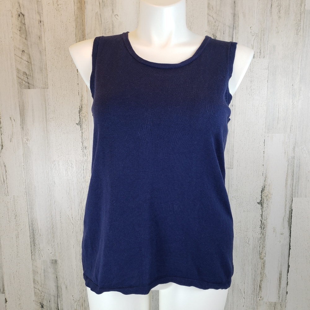 Coldwater Creek Silk Sweater Vest Size 1X